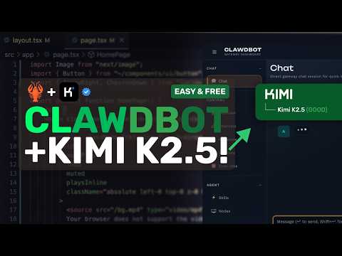 Kimi K2.5 + Clawdbot : This is WAY BETTER than using Clawdbot with Opus!