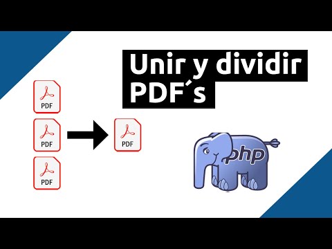Unir y dividir archivos PDF con PHP