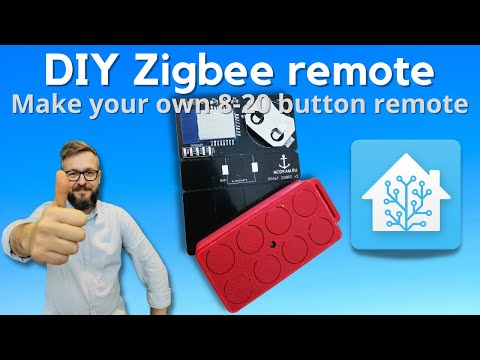 Make your own Zigbee remote for Home Assistant 8-20 buttons