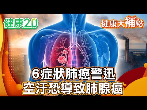 肺腺癌、肺癌不一樣？久咳、體重減輕、頸部有腫塊是警訊快就醫！ 研究指出空汙恐導致肺腺癌風險高於每天一包菸！【#健康大補帖】健康2.0 #鄭凱云 #陳欣湄  #韋汝