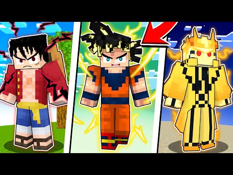 Choose Your Random Anime Character in Minecraft, Then Battle!