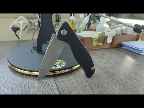 Заточка ножа F3 МБШ. Полировка в зеркало. TSPROF K03 Pro