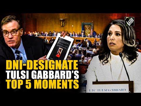 “I refuse to be their puppet…” Top 5 moments from Trump’s DNI pick Tulsi Gabbard's senate hearing