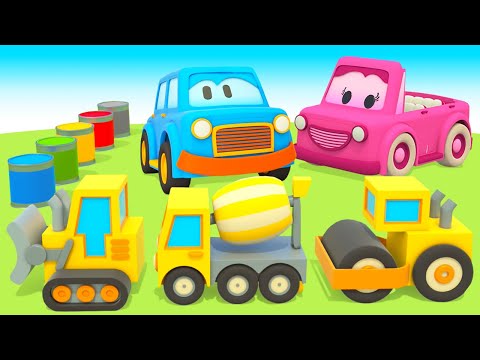 Изучаем строительные машинки 🚜 Мультфильмы Умные Машинки для малышей