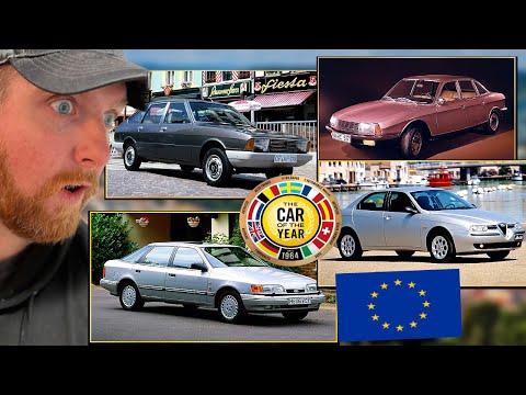 American Reacts to Every "European Car of the Year" Since 1964