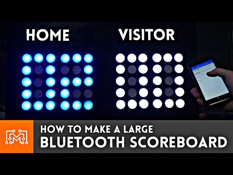 How to make a large Bluetooth scoreboard | I Like To Make Stuff