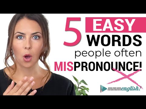 Back To Basics: Common English Words You May Mispronounce 😯