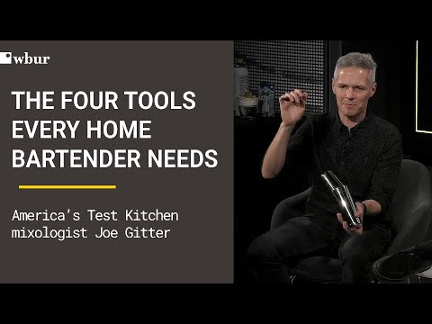 The only four tools you need to make cocktails at home