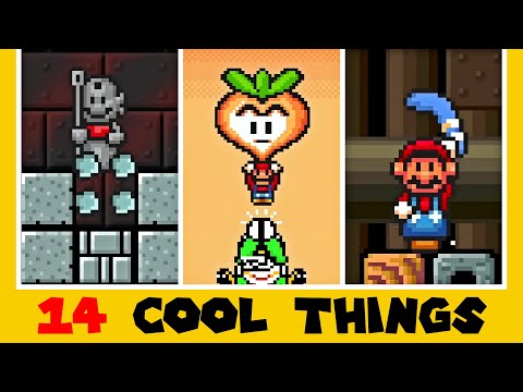 14 Cool Things in the e-Reader World-e Levels of Super Mario Advance 4