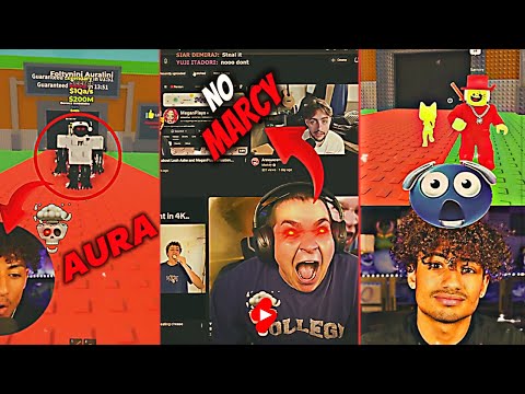 ROBLOX STEAL A BRAINROT CRAZIEST AURA + LUCKIEST MOMENTS... #stealabrainrot #roblox