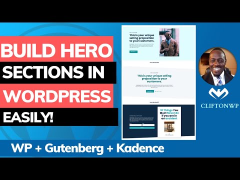 How to Build Beautiful Hero or Featured Sections in WordPress (Gutenberg + Kadence Tutorial)