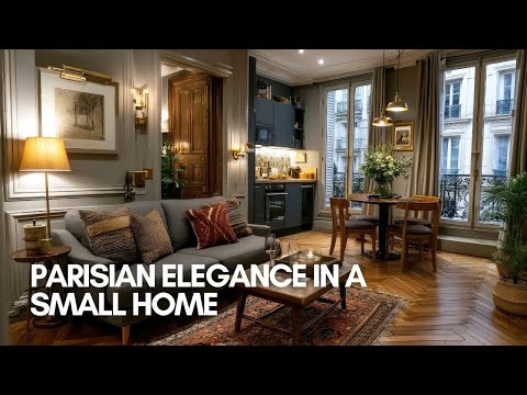 Parisian Elegance in a Small Home | French Interior Design Ideas That Feel Luxe & Cozy