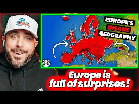 American Reacts to Mind-Blowing European Geography Facts