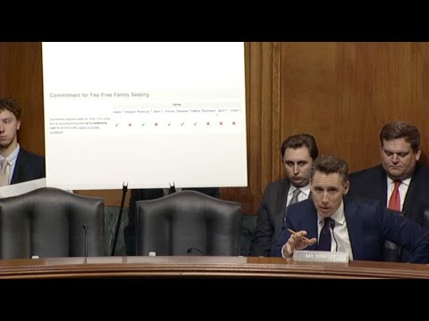 'I Think It's Really Predatory': Hawley Grills Airline Execs For Harassing & Extorting Customers