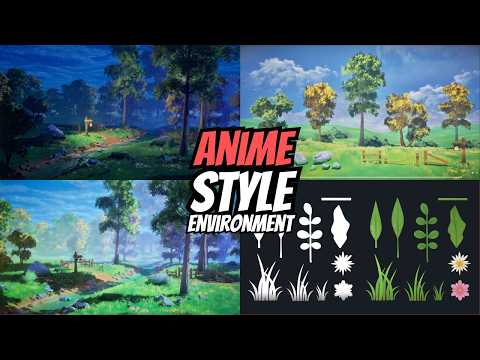 How to Create Anime-Style Game Environments is UE5