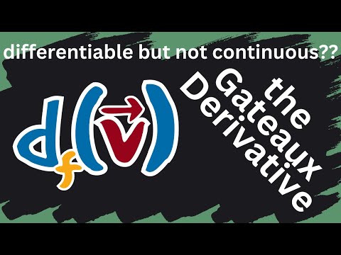 what is the Gateaux derivative?