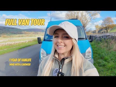 OFF-GRID VAN TOUR - Full time vanlife in my Ford Transit 🚐