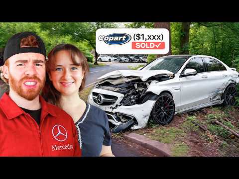 I Bought the CHEAPEST, Wrecked MERCEDES AMG C63s & Rebuilt it in 10 DAYS!