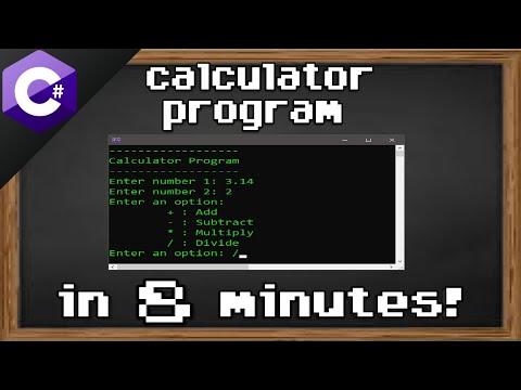 C# calculator program 🖩