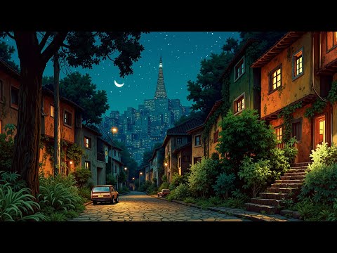 Japanese Lofi Ambience | Vintage Cityscape Vibes 🌃 Relax & Focus Beats for Productivity