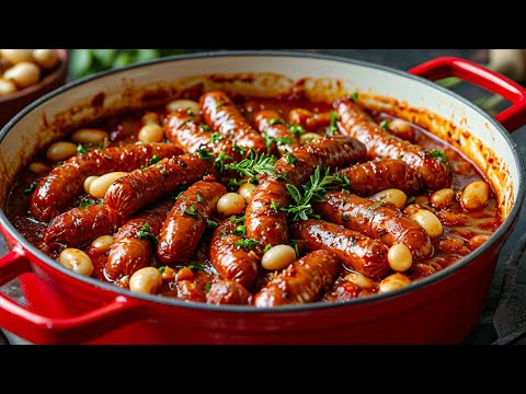 Rinderbratwürste, von denen Sie sich nicht losreißen können. Es ist so lecker!