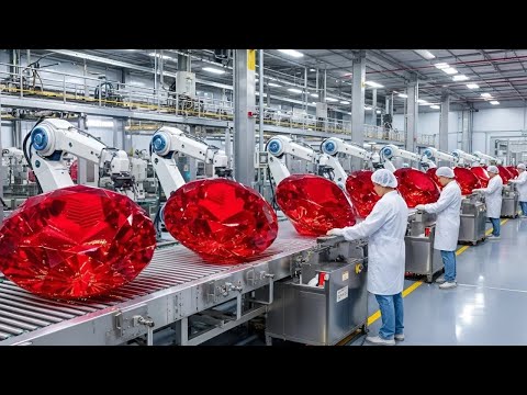Inside a Ruby Factory: How Raw Rocks Are Turned into Luxury Ruby Jewelry (Full Process)