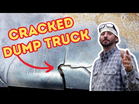 Repairing A Cracked Dump Truck : Using Texas Tig To Weld Thin Metal