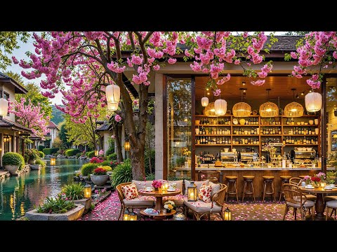 Spring Jazz Café Escape - Relaxing Jazz Music At Spring Coffee Shop Ambience For Focus & Calm