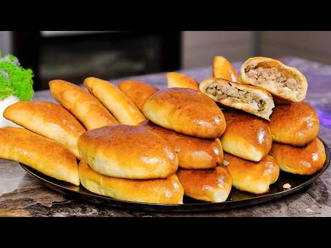 Pies Softer Than Fluff✅Super DOUGH! HUSBAND ASKS TO COOK ONLY THESE! JUICY IN THE OVEN WITH MEAT