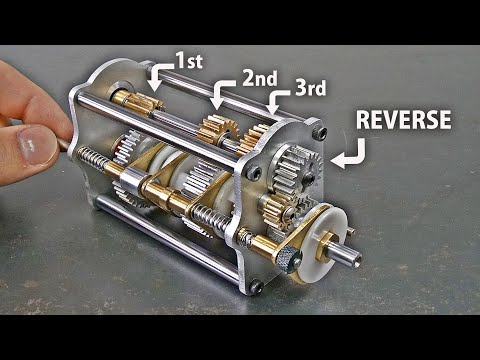 Finishing the 3 SPEED Gearbox - Adding REVERSE & NEUTRAL!