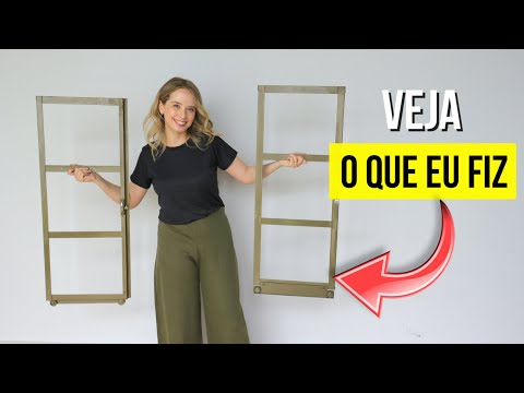 TRANSFORMEI essas JANELAS VELHAS! VOCÊ NÃO VAI ACREDITAR NESSA TRANSFORMAÇÃO! DO LIXO AO LUXO!