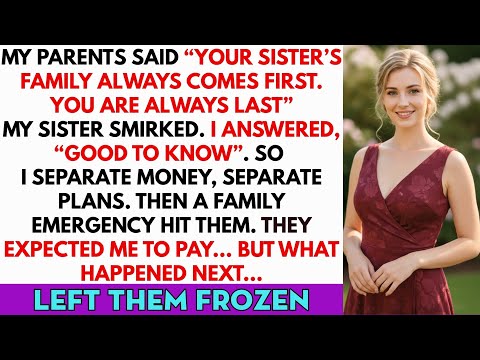 My Parents Said, “Your Sister’s Family Comes First. You're Always Last.” I Answered, “Good to Know.”