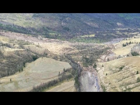 Officials in B.C. fear a massive landslide blocking a river could give way, triggering flash floods