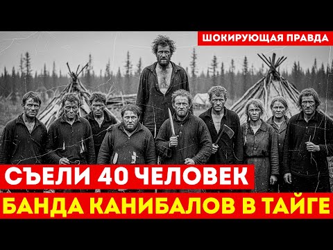 БАНДА КАННИБАЛОВ В ТАЙГЕ: 9 человек 3 ГОДА ОХОТИЛИСЬ на людей!