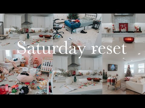 SATURDAY HOME RESET || CLEAN WITH ME || CLEANING VIDEOS