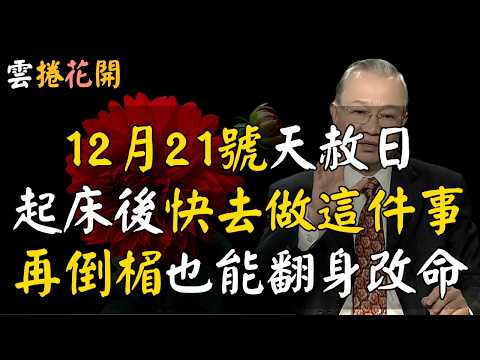 60年一遇！就在明天，12月21號天赦日，快去做這件事，再倒楣也能翻身改命！冬至逢天赦，高人在AI與財富之間，選擇修心 #心河渡口