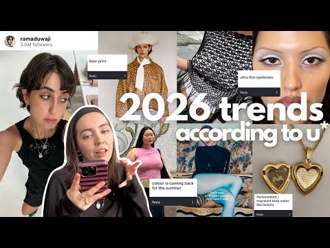 reacting to your fashion trend predictions for 2026