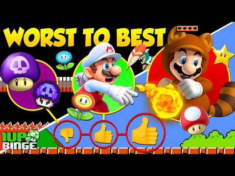 Super Mario Power-ups: Weak to Powerful 🍄💪