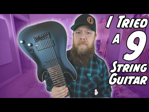 Trying A 9 String Guitar For The First Time!