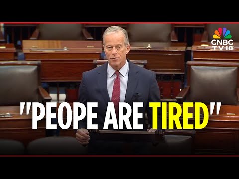 John Thune Holds Saturday Senate Session as Trump Urges Republicans To Abolish Obamacare | N18G