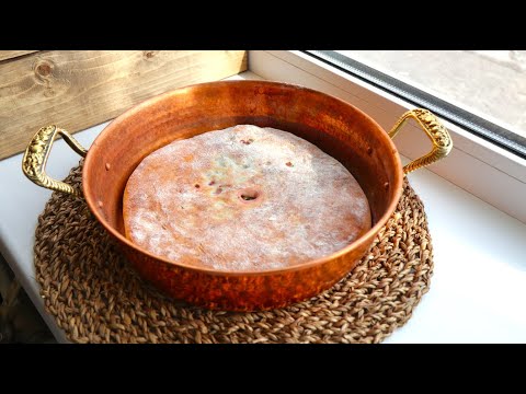 OSSETIAN PIE with beetroot tops