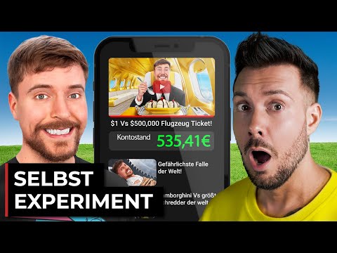 Geld verdienen durch YouTube Videos schauen mit Mr. Beast App