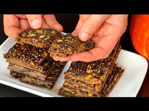 Forget about bread! A GLASS OF BUCKWHEAT and PUMPKIN - Healthy WITHOUT flour and WITHOUT sugar!