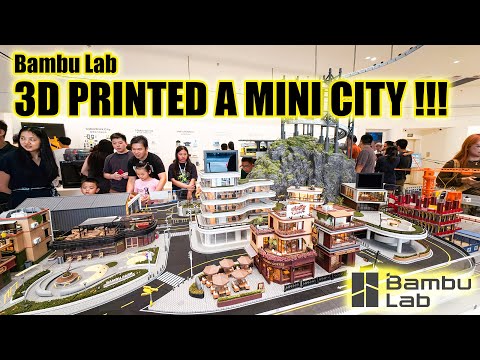 This AMAZING Mini City Was 3D Printed !!