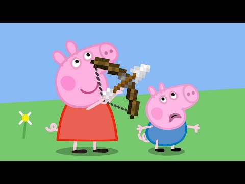 Peppa Pig vs Zombies in minecraft - All Part 28