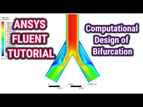 ANSYS Fluent Tutorial: Computational Design of Bifurcation (with change in Y- bend angles)
