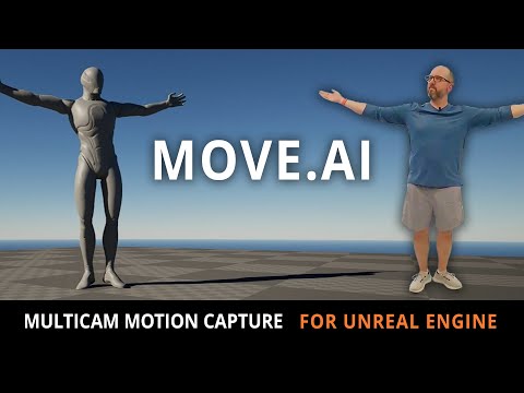 Experimenting with Move AI Multi Camera Motion Capture in Unreal Engine 5 - 2024