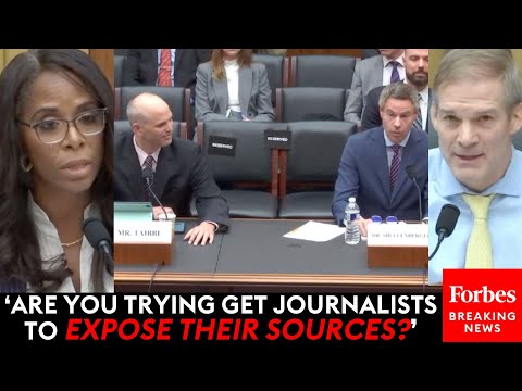 Jim Jordan And Stacey Plaskett Have Dramatic Clash Over Her Questioning Of Taibbi, Shellenberger