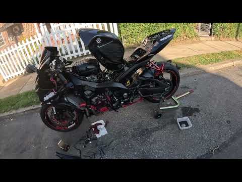 2007-2008 suzuki gsxr 1000 how to install a speed sensor and gear positioning sensor