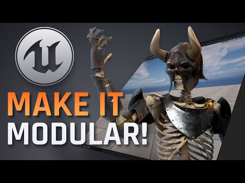 Create Modular Character Packs in UNREAL ENGINE